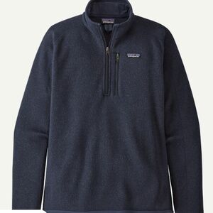 PATAGONIA - Men’s Quarter Zip - Navy Size Large xlnt condition